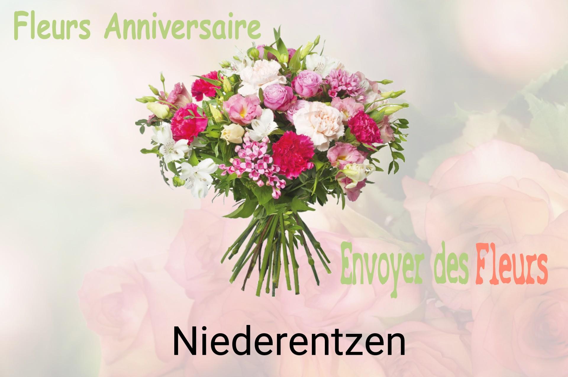 Bouquet de fleurs d’anniversaire livré à Niederentzen